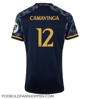 Real Madrid Eduardo Camavinga #12 Udebanetrøje 2023-24 Kortærmet